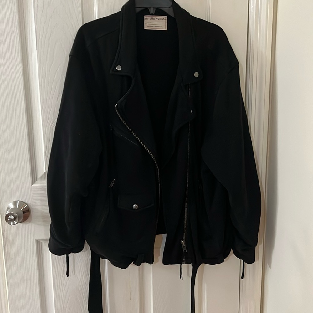 FREE PEOPLE oversized bomber, size L